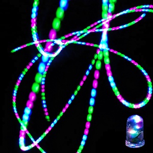 À travers le trou 5mm/8mm/10mm 3 couleur Stroboscopique Flash LED en clair diffuse objectif pour rave Orbites et Gants - Product Image 5