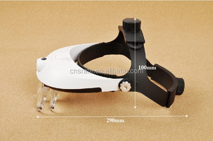 MG81001-H LED Helm Vergrootglas Optivisor Koplamp Vergrootglas 5 Lenzen Hoofd Loupe - Product Image 3