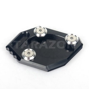 CNC pièces de rechange en aluminium anodisé <span class=keywords><strong>moto</strong></span> <span class=keywords><strong>béquille</strong></span> latérale pad plaque - Product Image 2