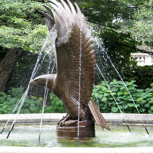 Jardín al aire libre grande <span class=keywords><strong>de</strong></span> metal latón águila <span class=keywords><strong>de</strong></span> bronce <span class=keywords><strong>fuente</strong></span> escultura - Product Image 1