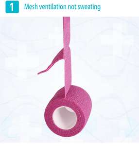 Caviglia ginocchio artrosi Protector nastro adesivo avvolgente Elastoplast atletico kinesiologia fasciatura sportiva elastica - Product Image 3