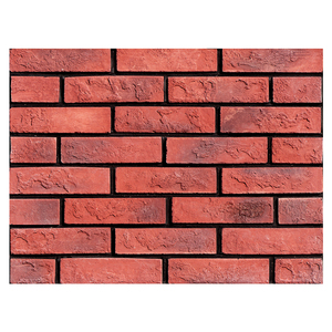 Batu fleksibel buatan bata tipis dinding <span class=keywords><strong>Fascia</strong></span> selip batu bata lapisan ubin bata merah berkarat - Product Image 2
