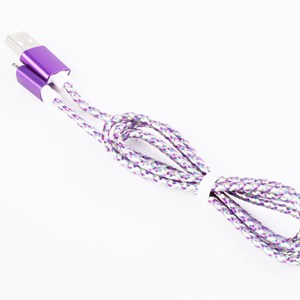 Llegada de <span class=keywords><strong>un</strong></span> nuevo material de cobre super velocidad de usb <span class=keywords><strong>a</strong></span> color mezclado cable de cargador usb trenzado - Product Image 3