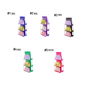 Family Organizer Backpack <strong>Storage</strong> 6 Pocket Wardrobe Rack Hangers Cute Purse Bag <strong>Hanging</strong> <strong>Storage</strong> Bag Household <strong>Shoe</strong> Supplies - Product Image 4