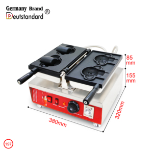 Eléctrico waffle maker animales de dibujos animados en forma de oso boca abierta helado taiyaki Wagashi de pan de <span class=keywords><strong>la</strong></span> máquina - Product Image 6