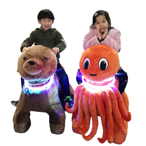 Scooter électrique en peluche poney jouets en peluche kiddie - Product Image 6
