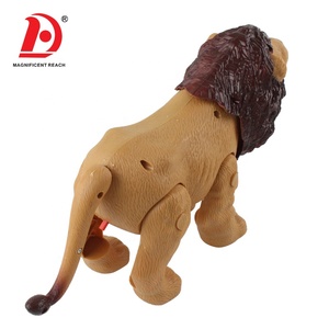 HUADA B/O Modèle Animal Jouet Lion Électronique en Plastique Simulé pour Enfant Petit Animal de Compagnie avec Sons et Lumière - Product Image 5