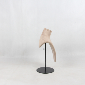 Maniquí de Exhibición de Joyería con Forma de Cuello, Recubierto de Tela, para Exhibición de Bufandas de Mujer - Product Image 6