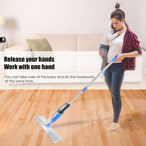 Masthome Steel Handle Microfiber <strong>Floor</strong> <strong>Spray</strong> <strong>Mop</strong> for Home Cleaning - Product Image 4