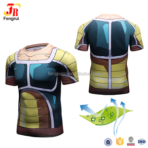 Marvel anime japonés <span class=keywords><strong>Dragon</strong></span> <span class=keywords><strong>Ball</strong></span> Z <span class=keywords><strong>Super</strong></span> Saiyan cute Kid Goku 3D DBZ camisetas Compression fitness camisetas - Product Image 6