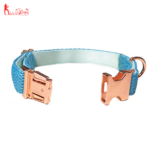 Collar de perro para mascotas de Nylon acolchado grueso suave, malla de aire acolchado collares ajustables para cachorros - Product Image 4