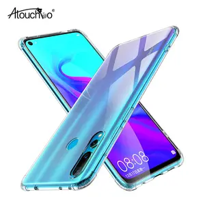 Capa anti-choque atouchbo, capa protetora armadura macia e transparente para huawei nova 4 6.40 ", anti-choque