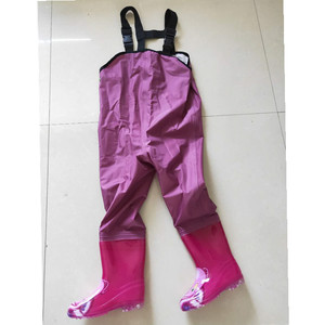 pink hip waders
