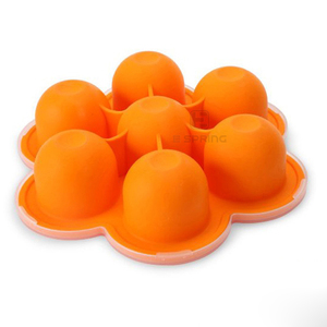 100% silicona de grado de Alimentos 7 cavidad huevo <span class=keywords><strong>muerde</strong></span> molde - Product Image 3