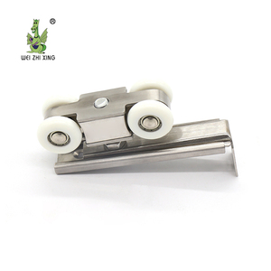 Thép không gỉ mười hai bánh xe Heavy Duty cửa trượt con lăn theo dõi treo Bánh Xe Cửa sổ cửa con lăn - Product Image 1