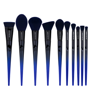 Gradient Cosmetic Brushes Tools Ensemble de pinceaux de maquillage de luxe 10PCS Ombre Face Eyes Brushes - Product Image 1