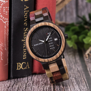 <span class=keywords><strong>BOBO</strong></span> BIRD-reloj <span class=keywords><strong>de</strong></span> madera para parejas, colorido, logotipo personalizado, oem, 2020 - Product Image 4