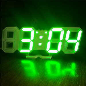 3D Số Kỹ Thuật Số Luân Phiên Hiển Thị Thời Gian Ngày Nhiệt Độ Máy Tính Để Bàn & Báo Thức Tường Ánh Sáng Ban Đêm LED Đồng Hồ - Product Image 4