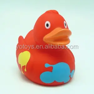 Экологичный Утенок из ПВХ для ванной, промо-подарок, пластиковая напечатанная Резина ducky