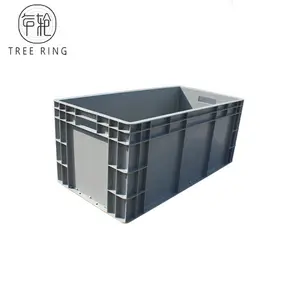 China Factory Niedriger Preis Heavy Duty Large Recycle Kunststoff Grau EU Box für Lager 800*400*340mm