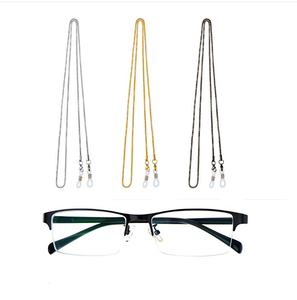 Porte-<span class=keywords><strong>cordon</strong></span> de lecture en acier inoxydable <span class=keywords><strong>pour</strong></span> <span class=keywords><strong>lunettes</strong></span>, lanière de cou, accessoire de mode, écologique, sangle, chaîne de <span class=keywords><strong>lunettes</strong></span> - Product Image 4