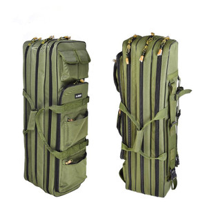 Borse <span class=keywords><strong>da</strong></span> <span class=keywords><strong>pesca</strong></span> ad alta capacità 600D Oxford tessuto impermeabile tre strati multifunzione verde canne <span class=keywords><strong>da</strong></span> <span class=keywords><strong>pesca</strong></span> mulinello borsa esche - Product Image 2