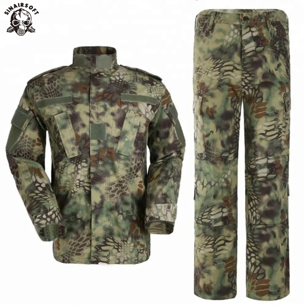 Kryptek Mandrake камуфляж мужские Стиль рубашка девочек военная форма. рубашка + брюки, Airsoft тактический BDU Охота Одежда