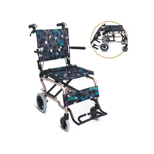Ultra léger voyage avion transport pliant fauteuil roulant
