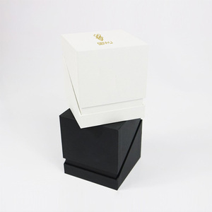 De lujo de encargo de logotipo impreso Plaza vela de cartón cajas de embalaje de papel con tapa con bisagras - Product Image 3