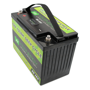 Profonda del Ciclo Lifepo4 12 V 120ah Batteria Al Litio Per CAMPER/Sistema Solare/Yacht/Golf Cart/Marine - Product Image 4