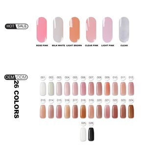 Haute qualité Clair, rose, blanc poly gel imbibent outre du gel de constructeur peinture polygel polonais - Product Image 6