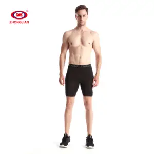 Activewear रिक्त संपीड़न mens जिम तंग सादे योग पसीना शॉर्ट्स