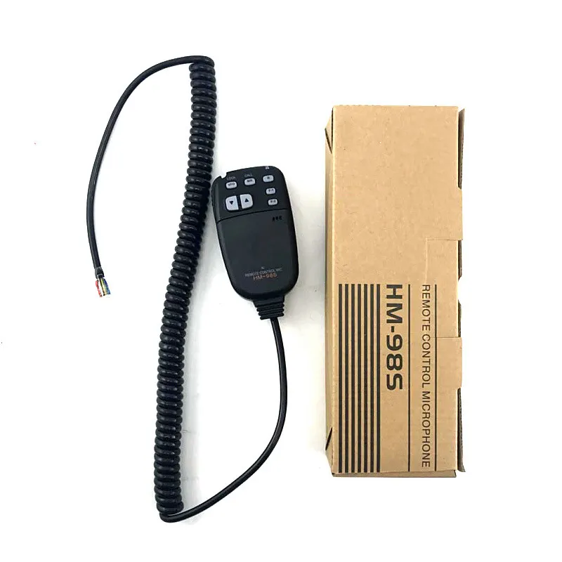 Walkie talkie mic Auto radio remote speaker microfoon Twee Manier Radio Bedrade Microfoon voor 1COM HM98S