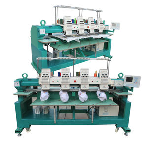 Machine à broder plate à 4 têtes pour casquettes/chemises, similaire à la machine Tajima - Product Image 1