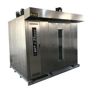 Industri Baking Oven Komersial Rotary Industri Digunakan Biskuit Gas Burner untuk Oven Roti