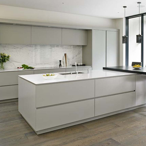 Meuble de cuisine modulaire au design moderne avec plan de travail <span class=keywords><strong>en</strong></span> marbre/laminé/résine, robinet, tiroir et panier – Mobilier de cuisine écologique - Product Image 6