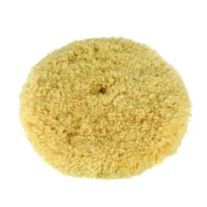 100% Imported High Quality Wool Buffing Pad 8 inch Double Sided Soft Wool Pad for Car Polishing