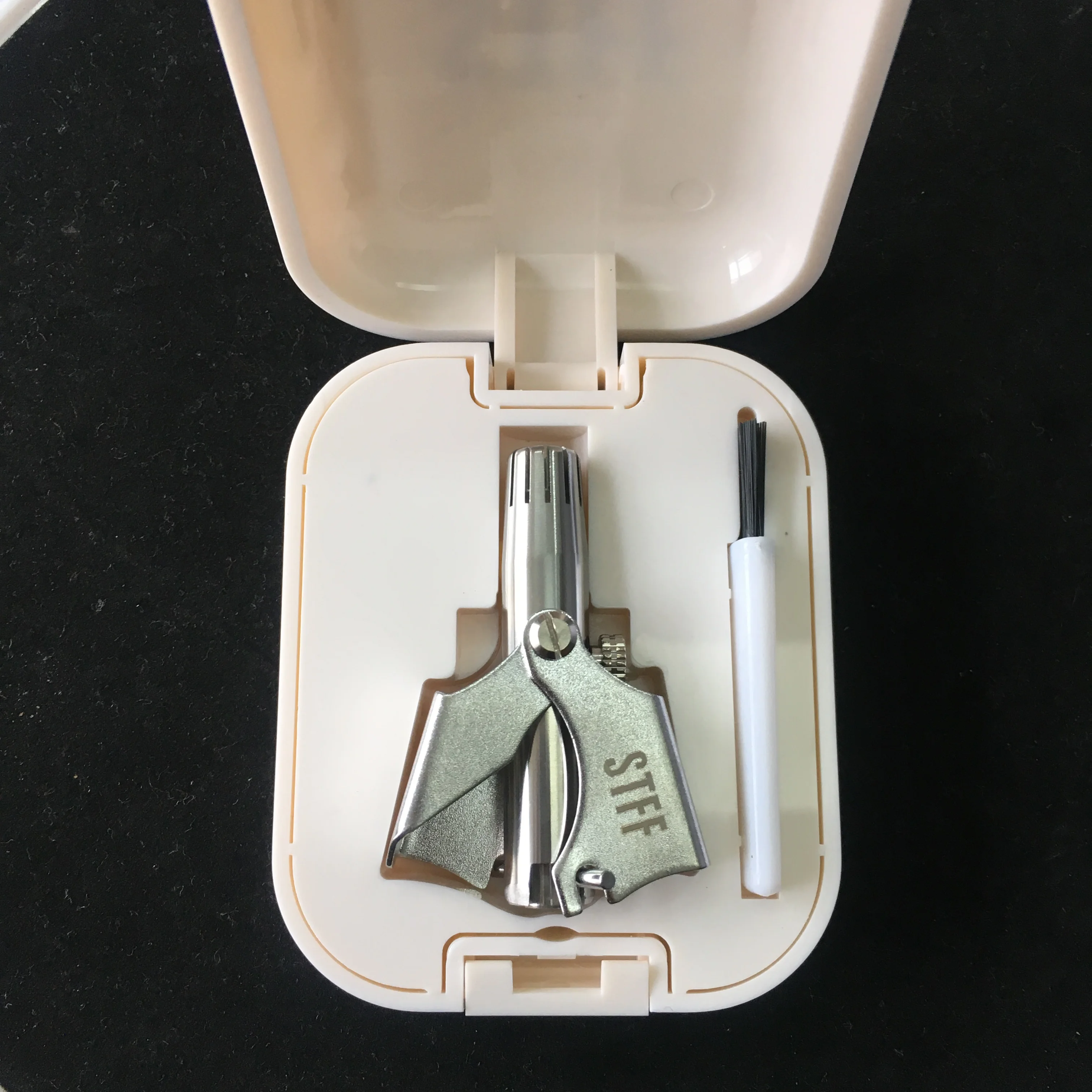 Рекламные подарки, металлический мини-прибор для красоты из нержавеющей стали в форме бабочки, ручной триммер для удаления волос в носу, машинка для стрижки волос в носу