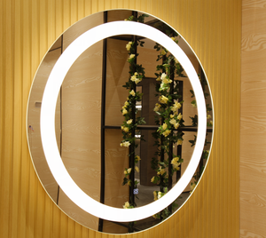 WiFi Android Hệ Thống Vanity Ma Thuật Make Up Hiện Đại Màn Hình Cảm Ứng LED Phòng Tắm Thông Minh Trang Điểm Gương Với ĐÈN LED Đồng Hồ Kỹ Thuật Số - Product Image 3