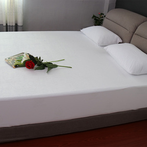 Venta al por mayor de chinches de cama suave a prueba de terry de bambú paño protector de colchón cubierta - Product Image 1