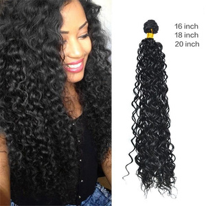 8 a 30 pulgadas brasileño de la Virgen 3 paquetes de pelo rizado tejer la extensión del cabello humano para la venta - Product Image 6
