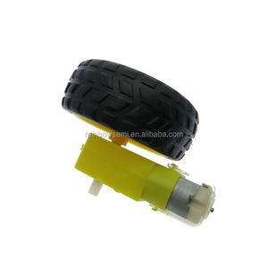 Motor de <span class=keywords><strong>la</strong></span> deceleración de <span class=keywords><strong>la</strong></span> CC + ruedas de apoyo smart car chasis, ruedas de automóviles/robot - Product Image 5