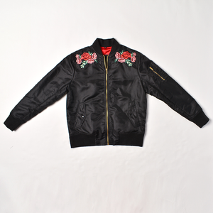 China OEM nuevo modelo de moda impermeable chaqueta hip hop skateboardprint vuelo chaqueta de los hombres de uniforme de béisbol - Product Image 1