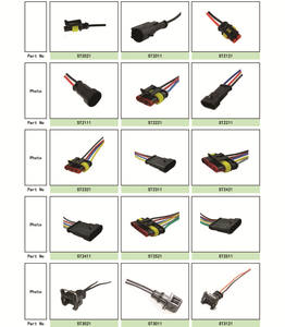 5557 5559 соединитель под заказ, 2 4 6 8 10 12 16 контактов, Автомобильный штекер, автомобильный провод для сигнализации - Product Image 2