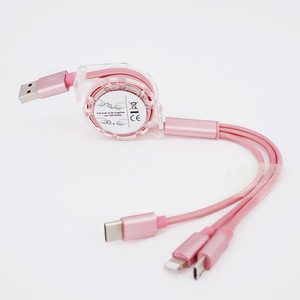 Universale di Ricarica di Estensione Cavo <span class=keywords><strong>Usb</strong></span> <span class=keywords><strong>3</strong></span> In 1 Cavo di Dati Per Il Mobile - Product Image 4