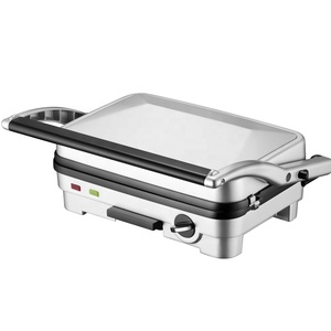 Plancha Eléctrica Comercial de 4 Rebanadas para Sándwiches con Placas para Waffles, Parrilla de Contacto Abierta de 180 Grados para Uso Doméstico - Product Image 4