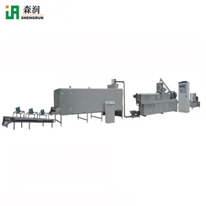 Tissued Extruded Texture Soy Protein Nuggets Chunks Machine Production Line