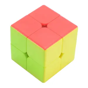 5cm 2x2 versión actualizada juego de rompecabezas de inteligencia Cubo de velocidad inteligente para niños