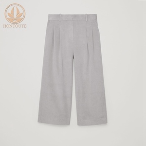 Bonne qualité Nouveau Style 100% Sieste douce Rayé À Jambes Larges, Coupe <span class=keywords><strong>Ample</strong></span>, Femmes Pantalons - Product Image 1