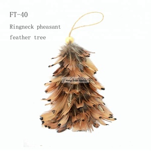Mini natural faisán guinea ganso cono árbol <span class=keywords><strong>de</strong></span> plumas para la <span class=keywords><strong>venta</strong></span> con yute colgar cuerda suministros para la decoración - Product Image 4